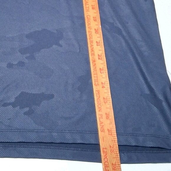 G/Fore Golf Polo Shirt Medium Blue Camouflage Camo Performance Activewear G Fore - Picture 6 of 13
